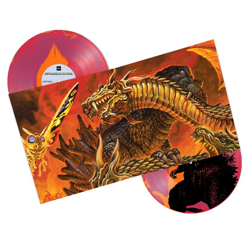 Godzilla, Mothra & King Ghidorah: Giant Monsters All-Out Attack Original Motion Picture Soundtrack 2XLP — фото 2