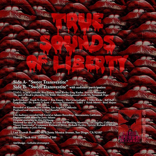 Sweet Transvestite 7-inch by T.S.O.L. — фото 2