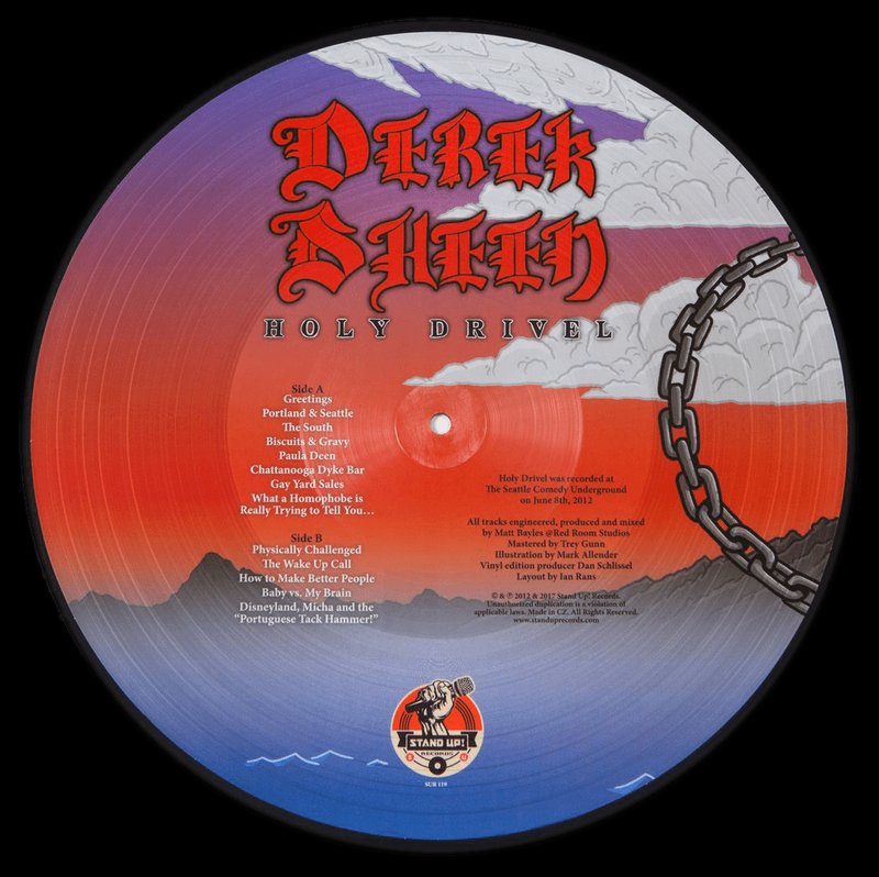 Holy Drivel LP (picture disc original art) by Derek Sheen — фото 2