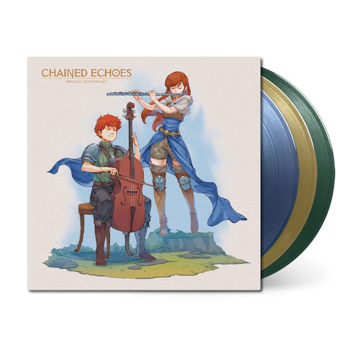 Chained Echoes Original Soundtrack (Deep Ocean Pearl, Gold & Dark Green Vinyl)