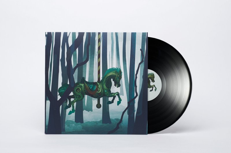 Alone In The Woods LP - Self Titled - BWR : CARBON — фото 2
