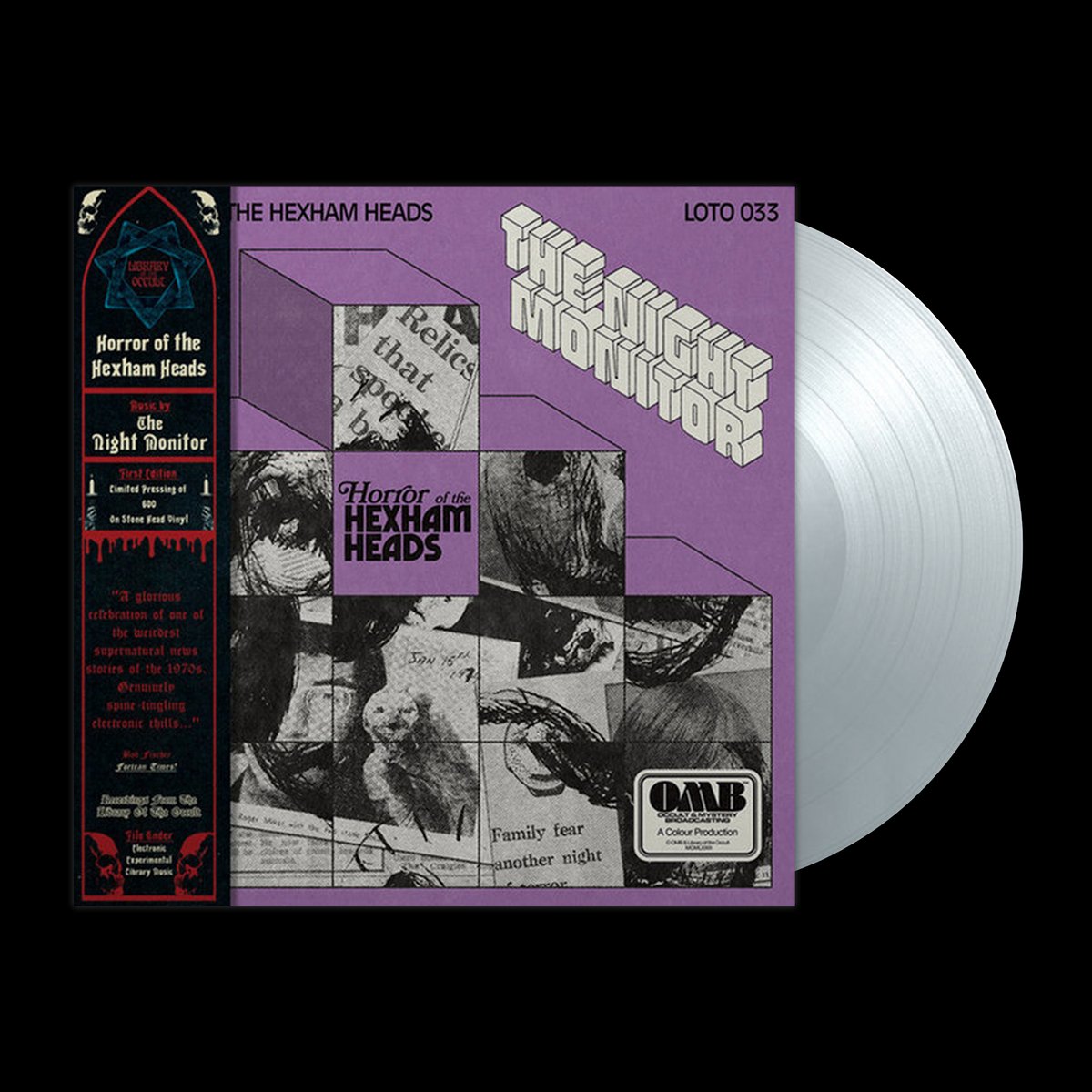 Horror of the Hexham Heads LP by The Night Monitor
