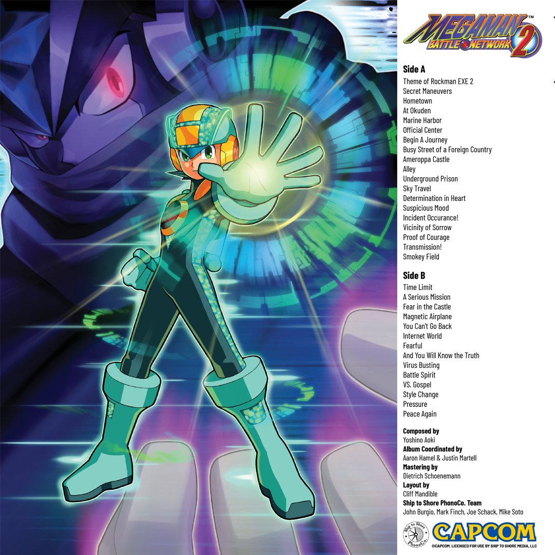 Mega Man Battle Network 2 - Original Video Game Soundtrack LP Mondo Exclusive — фото 2