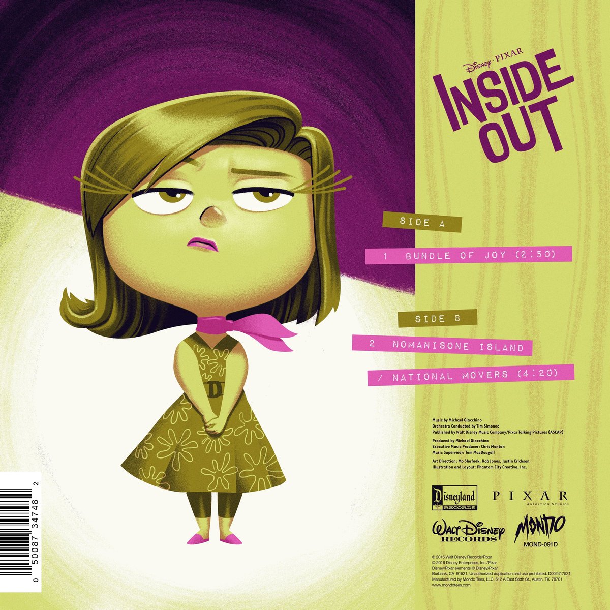 Inside Out 7-Inch Single (DISGUST) — фото 2