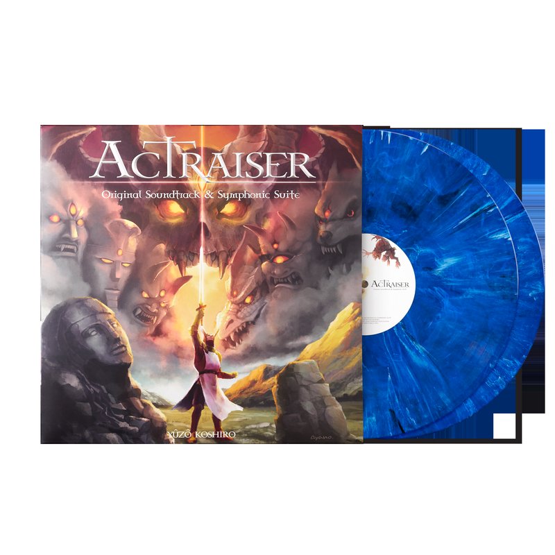 ActRaiser (Original Soundtrack & Symphonic Suite) - New Japan BGM Philharmonic Orchestra (2xLP Vinyl Record)