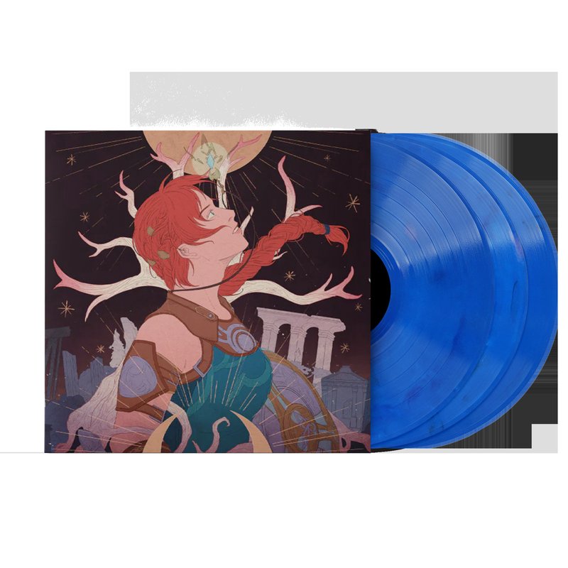 Asterigos: Curse of the Stars (Original Game Soundtrack) -  3xLP Trifold Sleeve / Clear Blue & Black Marbled