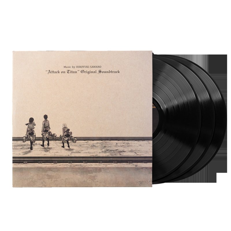Attack on Titan Season 1 (Original Soundtrack) - Hiroyuki Sawano (3xLP Vinyl Record)