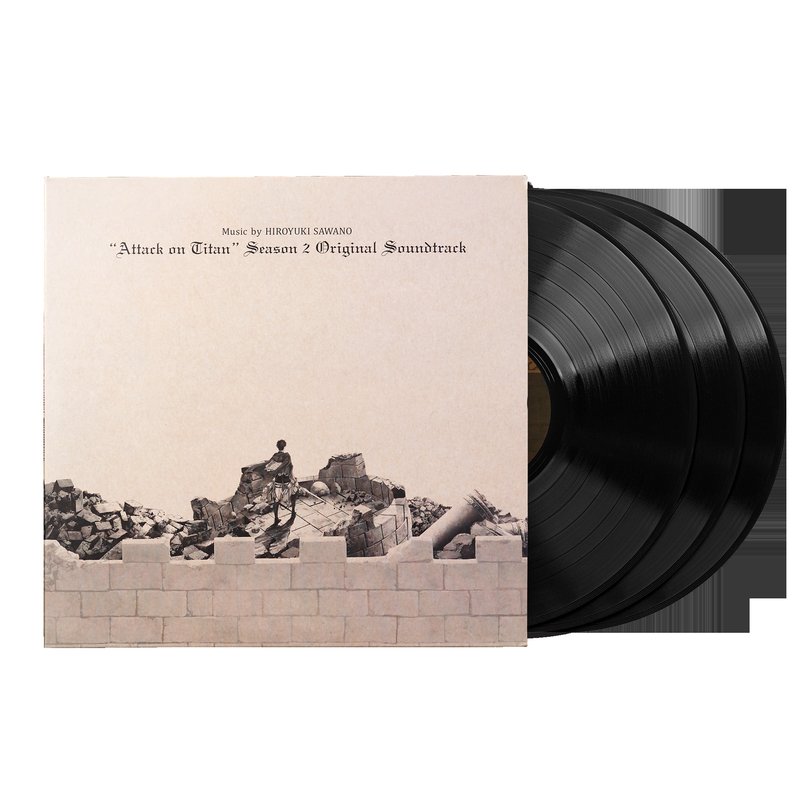 Attack on Titan Season 2 (Original Soundtrack) - Hiroyuki Sawano (3xLP Vinyl Record)