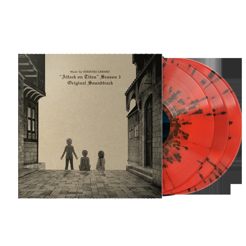 Attack on Titan Season 3 (Original Soundtrack) - Hiroyuki Sawano [Colossal Titan Variant] (3xLP Vinyl Record)