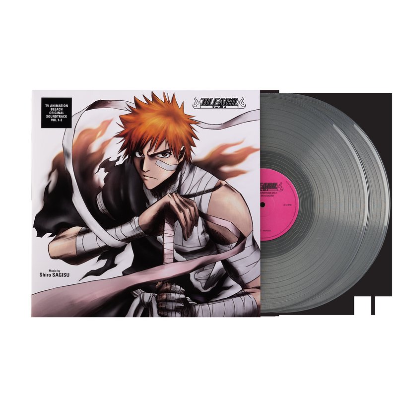 BLEACH (Original Soundtrack) - Shiro SAGISU (2xLP Vinyl Record - Clear)