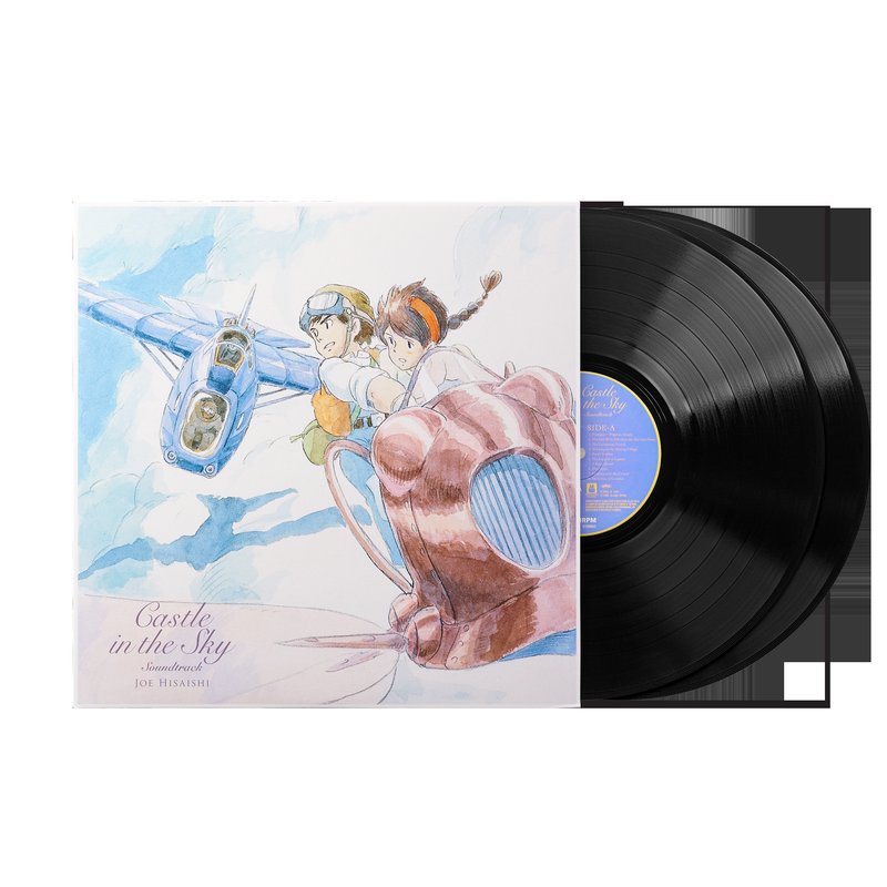 Castle in the Sky (Soundtrack) [Laputa in the Sky USA Version] - Joe Hisaishi (2xLP Vinyl Record)