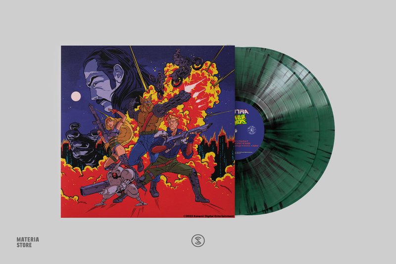 Contra: Hard Corps (Original Video Game Soundtrack) - KONAMI Kukeiha Club (2xLP Vinyl Record) [Materia Exclusive Green/Black Splatter]
