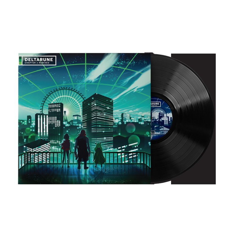 DELTARUNE Chapter 2 Remixed - Firaga & Tiny Waves (1xLP Vinyl Record)