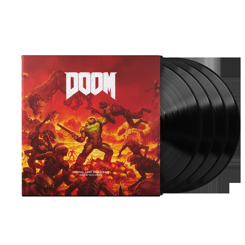 DOOM (Original Game Soundtrack) - Mick Gordon (5th Anniversary Standard Edition 4xLP Vinyl Record Box Set)