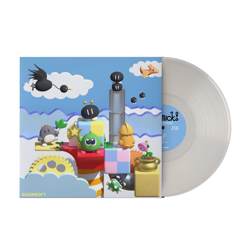 GIMMICK (Original Video Game Soundtrack) - Masashi Kageyama (1xLP Vinyl Record) - Clear Vinyl
