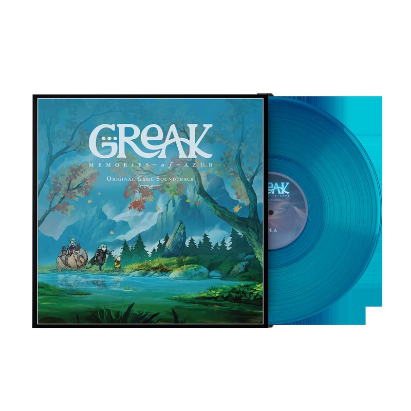 Greak: Memories of Azur (Original Game Soundtrack) (1xLP Sea Blue Vinyl Record)