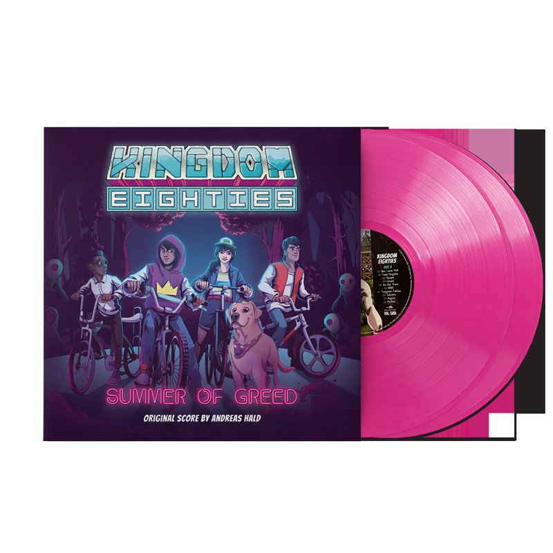 Kingdom Eighties: Summer of Greed (Original Game Soundtrack) - Andreas Hald (2xLP Vinyl Record)