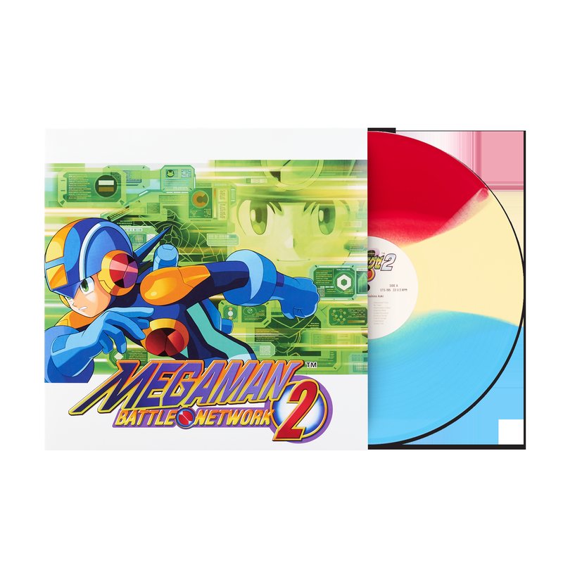Mega Man Battle Network 2 (Original Video Game Soundtrack) - Yoshino Aoki (1xLP Vinyl Record) [Tricolor Variant]