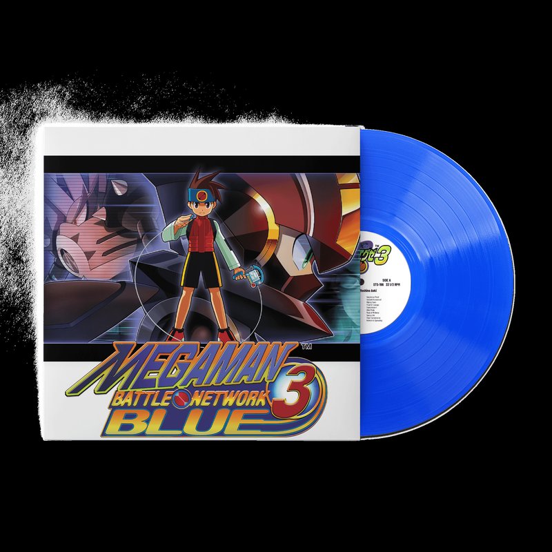 Mega Man Battle Network 3 (Original Video Game Soundtrack) - Yoshino Aoki (1xLP Vinyl Record) [Blue Variant]