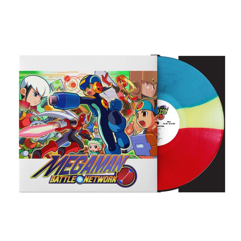 Mega Man Battle Network (Original Video Game Soundtrack) - Akari Kaida (1xLP Vinyl Record) [Tricolor Variant]