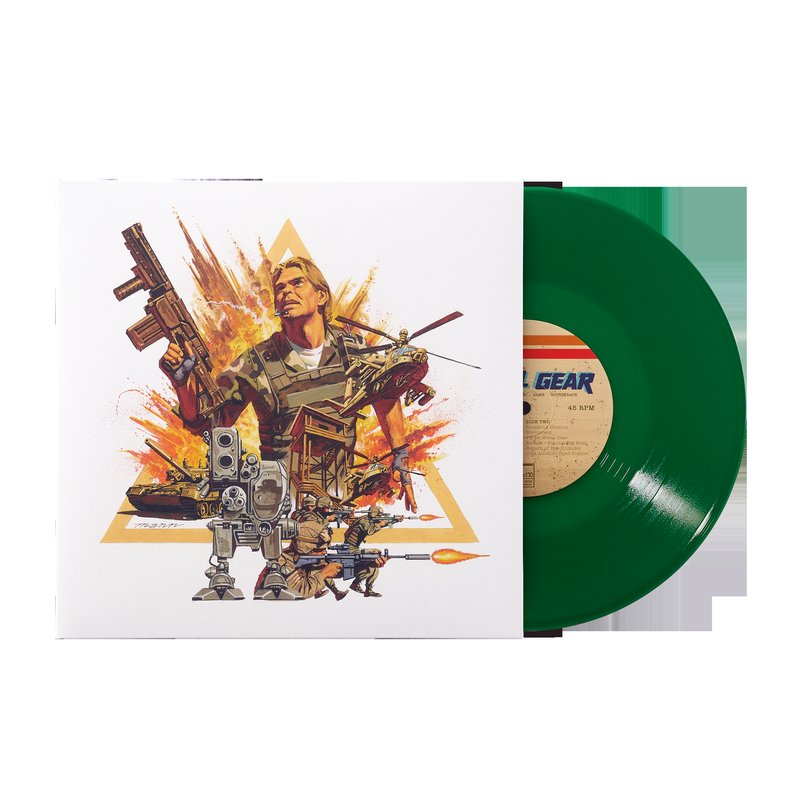 Metal Gear (Original MSX2 Soundtrack) - Konami Kukeiha Club (10" Vinyl Record [Transparent Green Pressing])