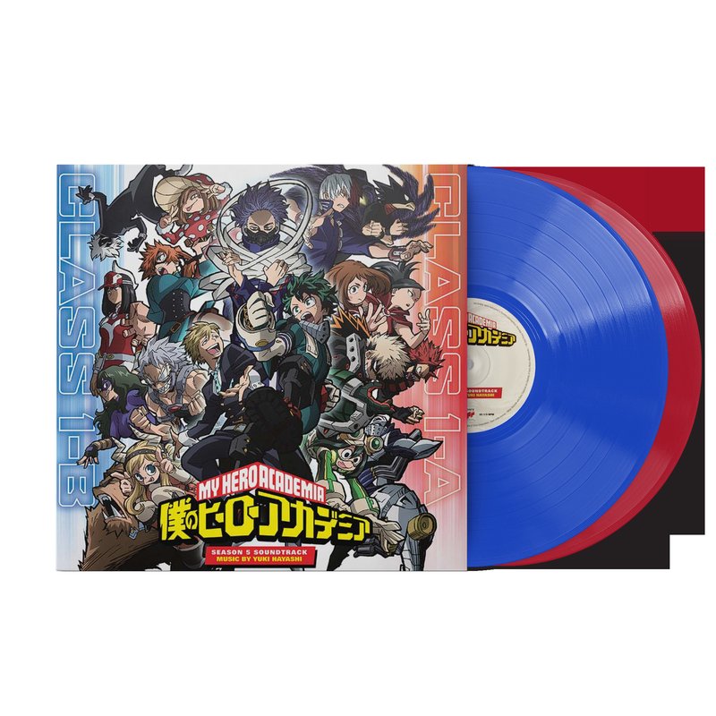 My Hero Academia: Season 5 (Original Series Soundtrack) - Yuki Hayashi (2xLP Vinyl Record)