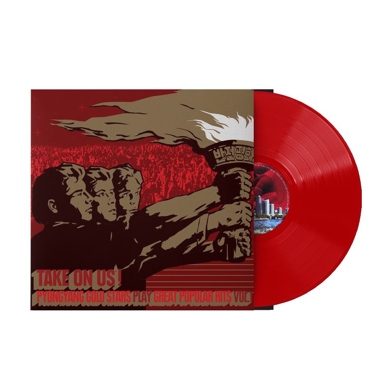 Take on Us! Pyongyang Gold Stars Play Great Popular Hits Vol. 1 - Pyongyang Gold Stars (1xLP Vinyl Record) - Red Vinyl