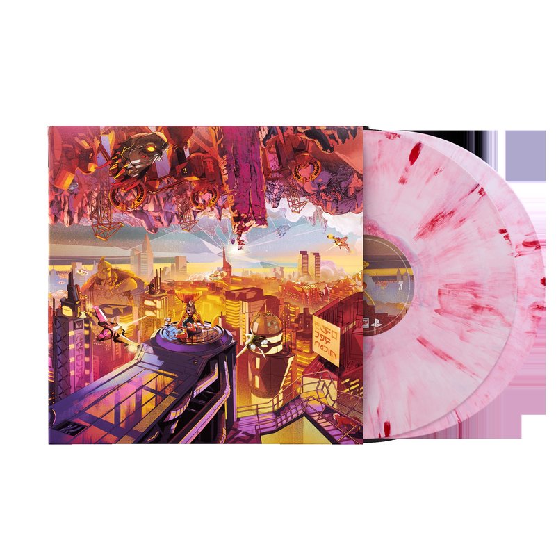 Ratchet & Clank: Rift Apart (Original Soundtrack) - Mark Mothersbaugh and Wataru Hokoyama (2xLP Vinyl Record - Pink Variant)