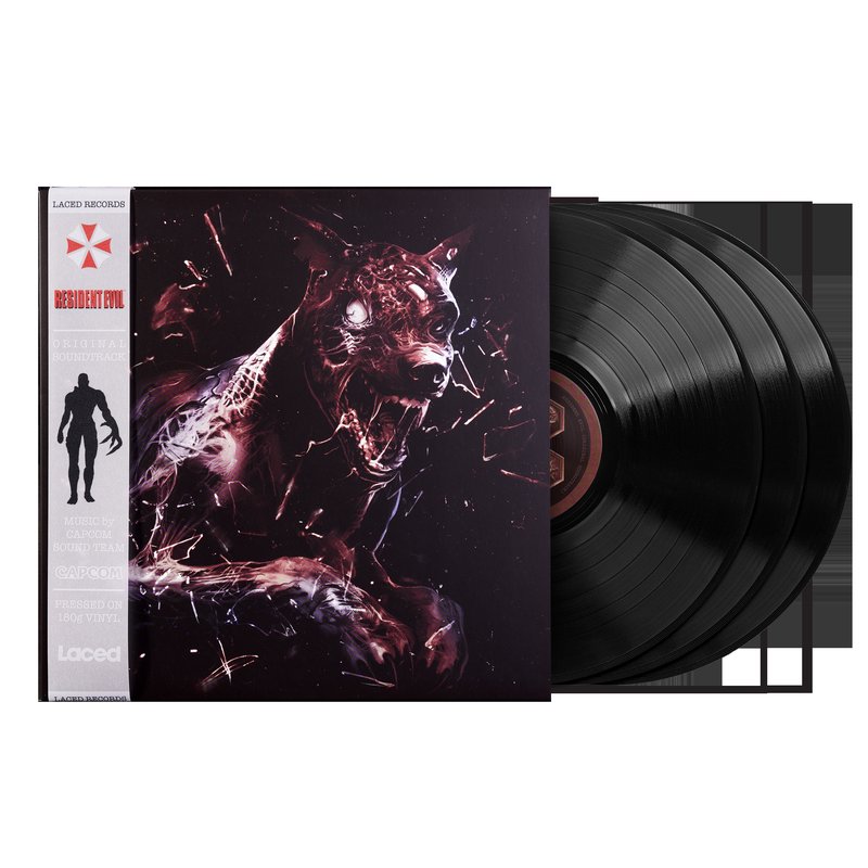Resident Evil (1996 Original Soundtrack + Original Soundtrack Remix) - Capcom Sound Team (3xLP Vinyl Record)