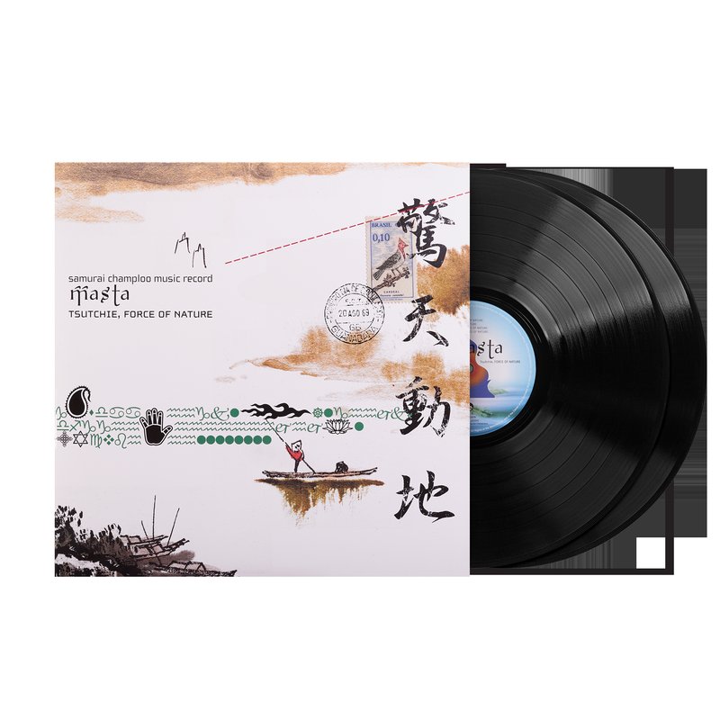 Samurai Champloo Music Record: Masta - Tsutchie and Force Of Nature (2xLP Vinyl Record)
