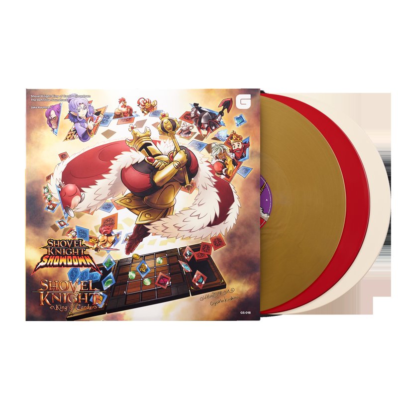Shovel Knight: King of Cards + Showdown - The Definitive Soundtrack (3xLP Vinyl Record)