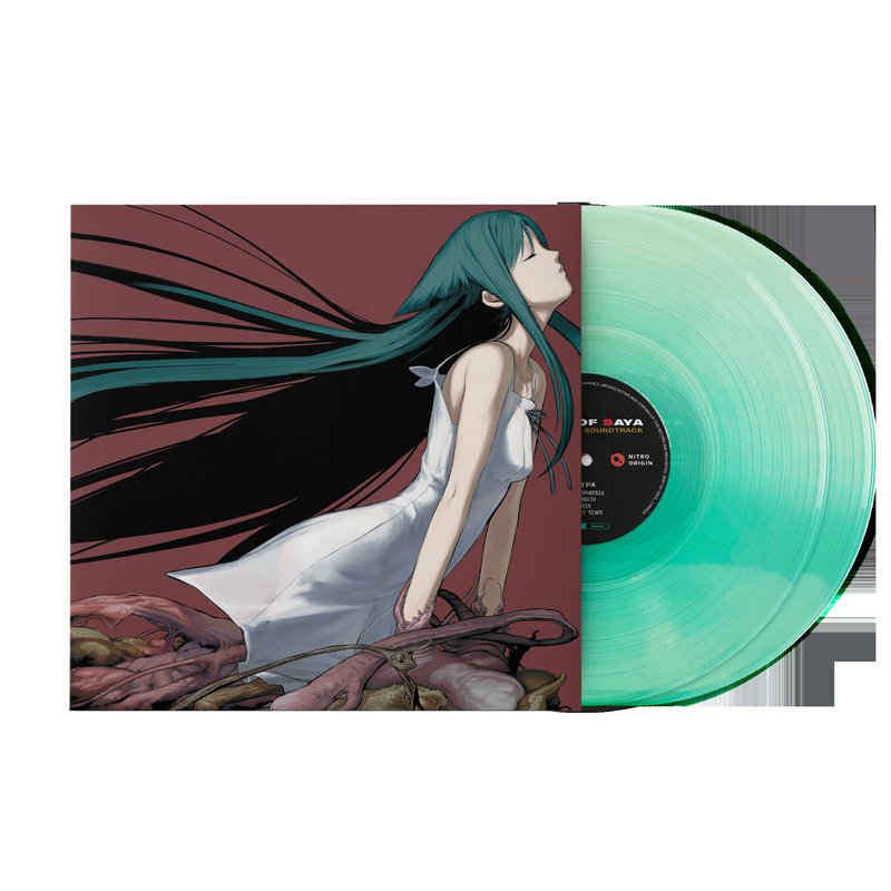 Song of Saya Original Soundtrack (2xLP Transparent "Saya's Wings" Green Vinyl Record)