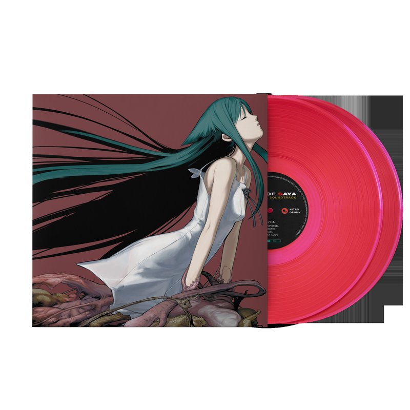 Song of Saya Original Soundtrack (2xLP Transparent "Blood" Red Vinyl Record)