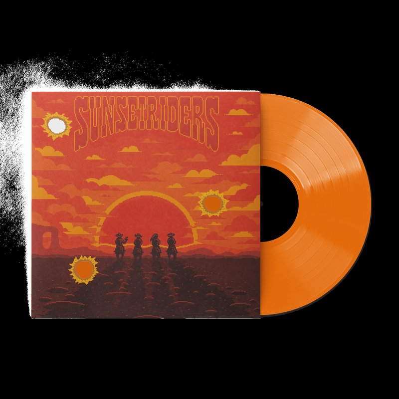 Sunset Riders Reissue (Original Game Soundtrack) - KONAMI KUKEIHA CLUB (1xLP 10" Vinyl Record)