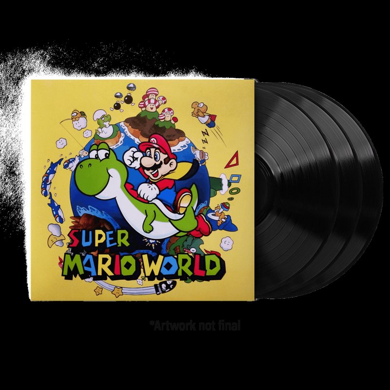 SUPER MARIO WORLD (Original Soundtrack) (3xLP Vinyl Record)