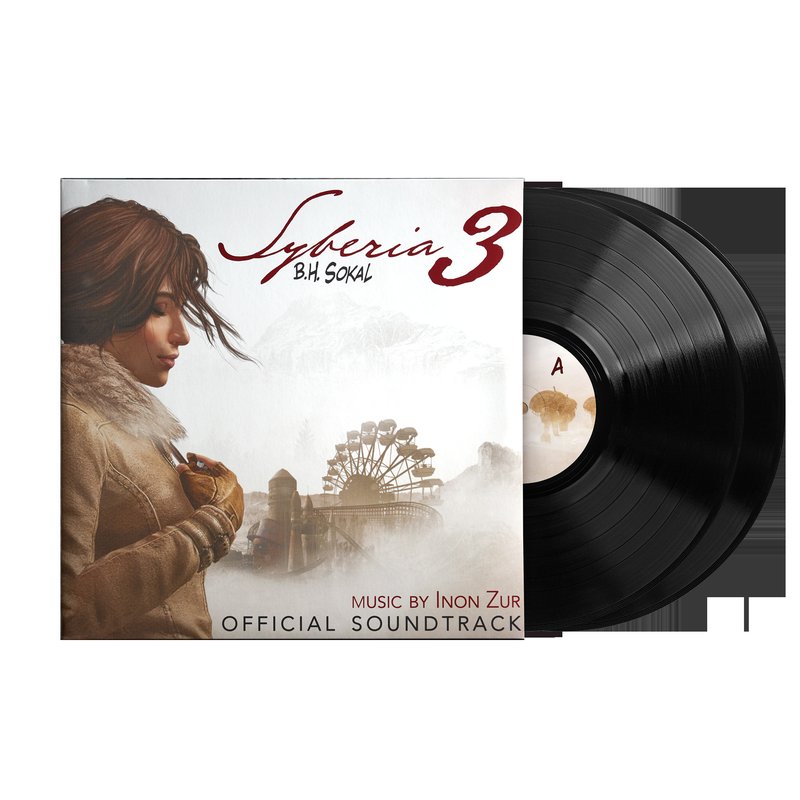 Syberia 3 (Official Soundtrack) - Inon Zur (2xLP Vinyl Record)
