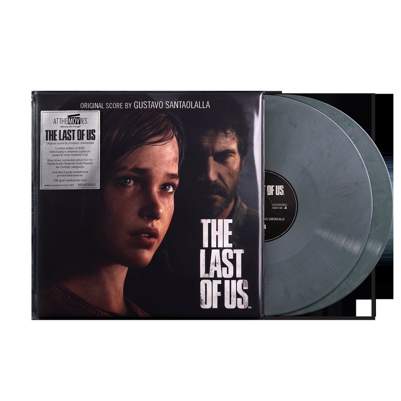 The Last of Us (Video Game Original Soundtrack) - Gustavo Santaolalla (2xLP Vinyl Record) [Green & Silver Variant]