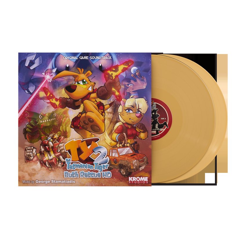 Ty the Tasmanian Tiger 2: Bush Rescue (Original Game Soundtrack) - George Stamatiadis (1xLP Vinyl Record)