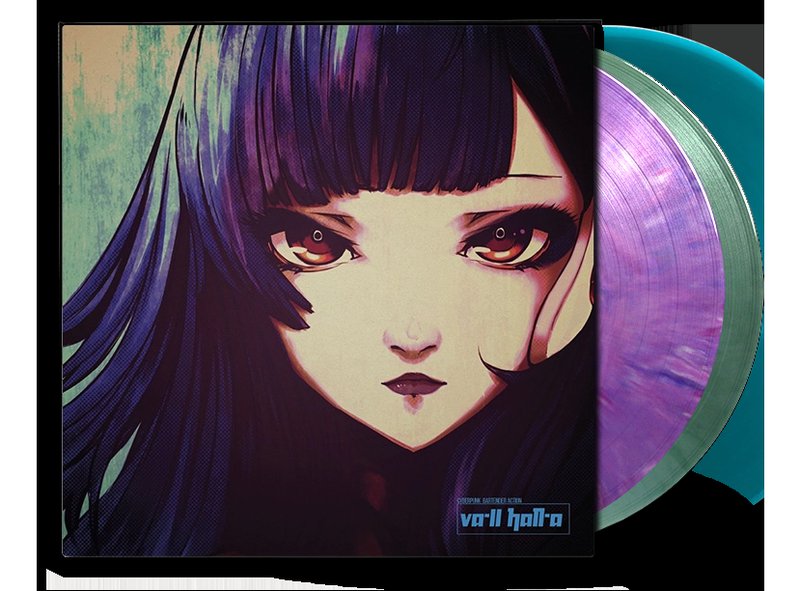 VA-11 HALL-A (Original Soundtrack) - Garoad (2xLP Vinyl Record) - Pink/Purple and Green/Clear Vinyl