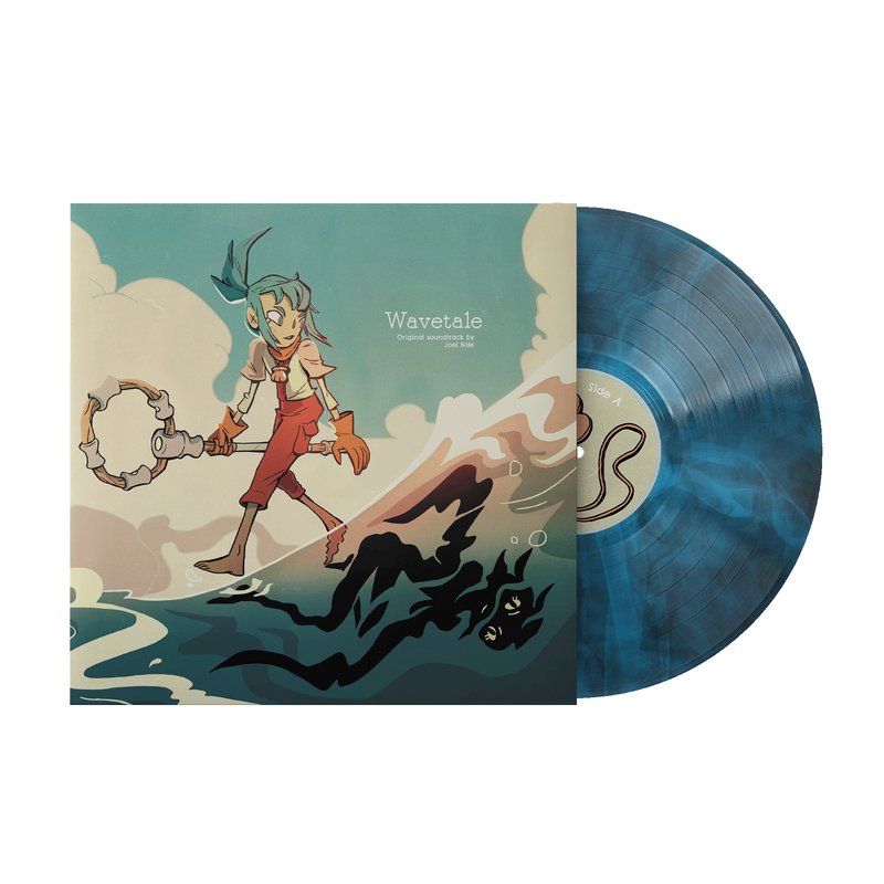 Wavetale (Original Game Soundtrack) - Joel Bille (1xLP Vinyl Record) - Deep Ocean Blue