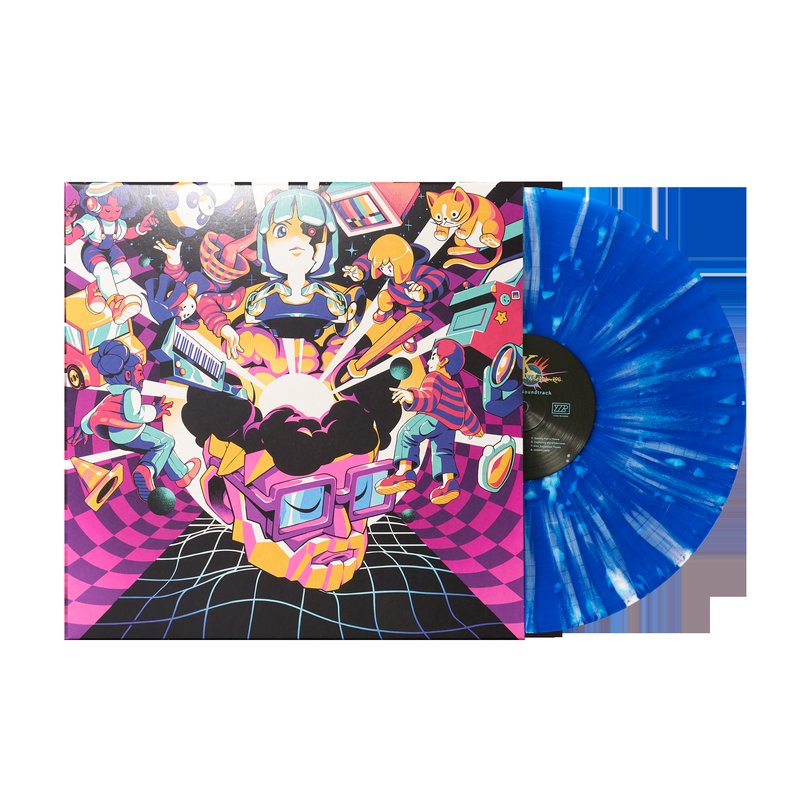 YIIK: A Postmodern RPG (Original Soundtrack) - Materia Exclusive Blue Splatter Variant (1xLP Vinyl Record)
