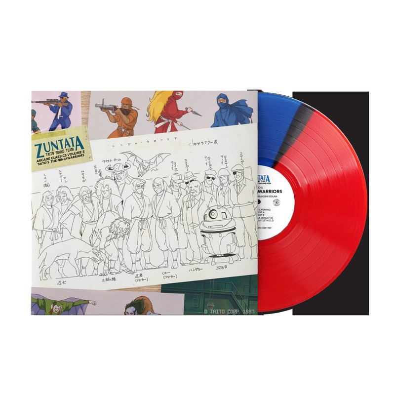 Zuntata Arcade Classics Volume 5: Taito's The Ninjawarriors (Original Video Game Soundtrack) - Hisayoshi Ogura (1xLP Vinyl Record)